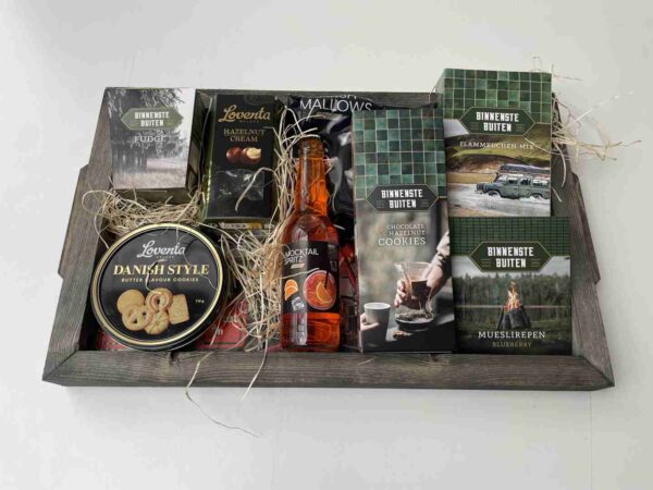 Dienblad met gepersonaliseerde plaat (55x35 cm)