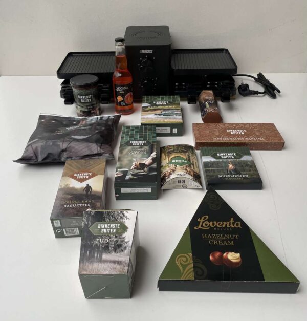 Picknickbox met Luxe Gourmetstel voorzien van Afzuiging - Afbeelding 3